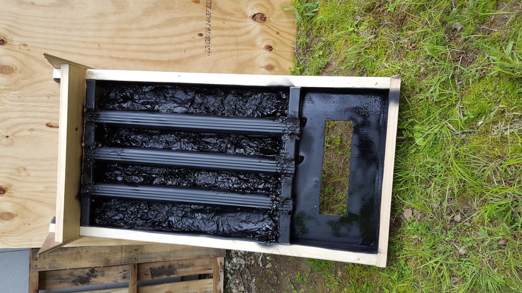 Solar firewood dryer