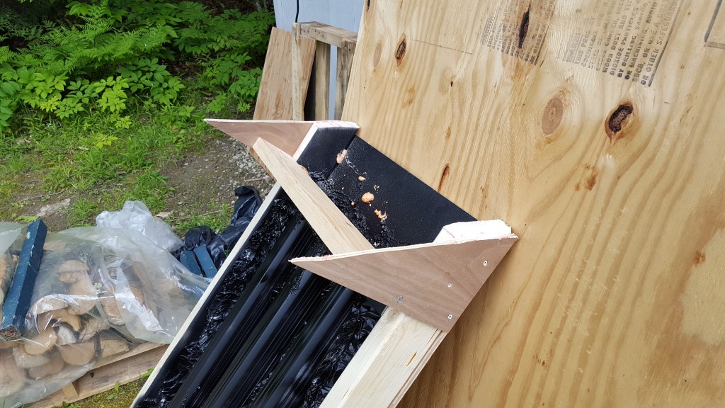 Solar firewood dryer